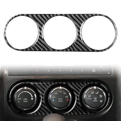 Carbon Fiber Air Conditioning Switch Panel Cover for Dodge Challenger (2008-2014)