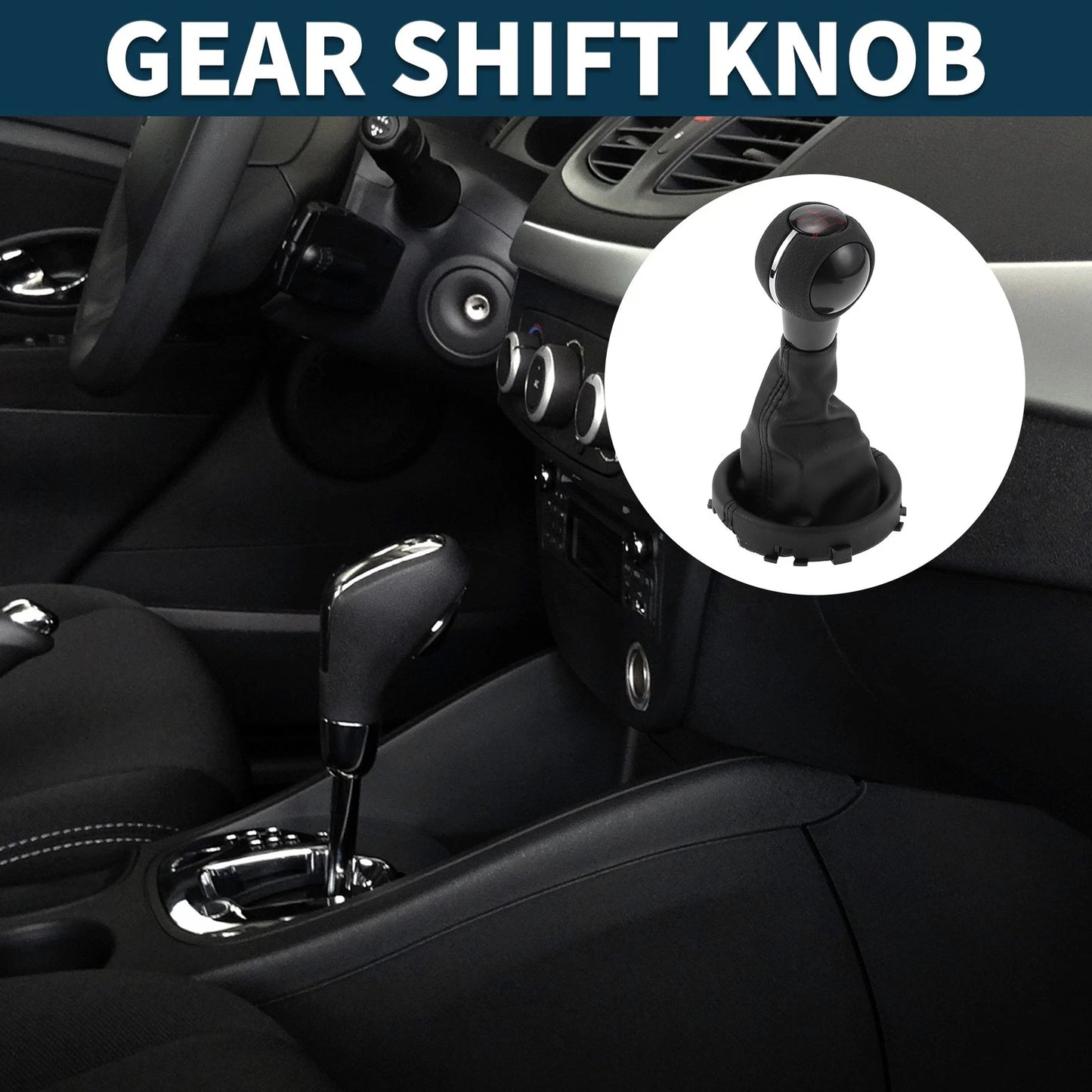 6 Speed Manual Gear Shift Knob w/ Cover for Mini Cooper F55 F56 (2014-2023)