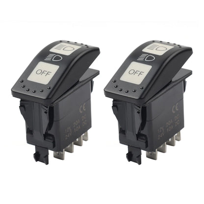 2 x High Low Off Light Headlight Switch for Can-Am Defender Maverick (2017-2023)