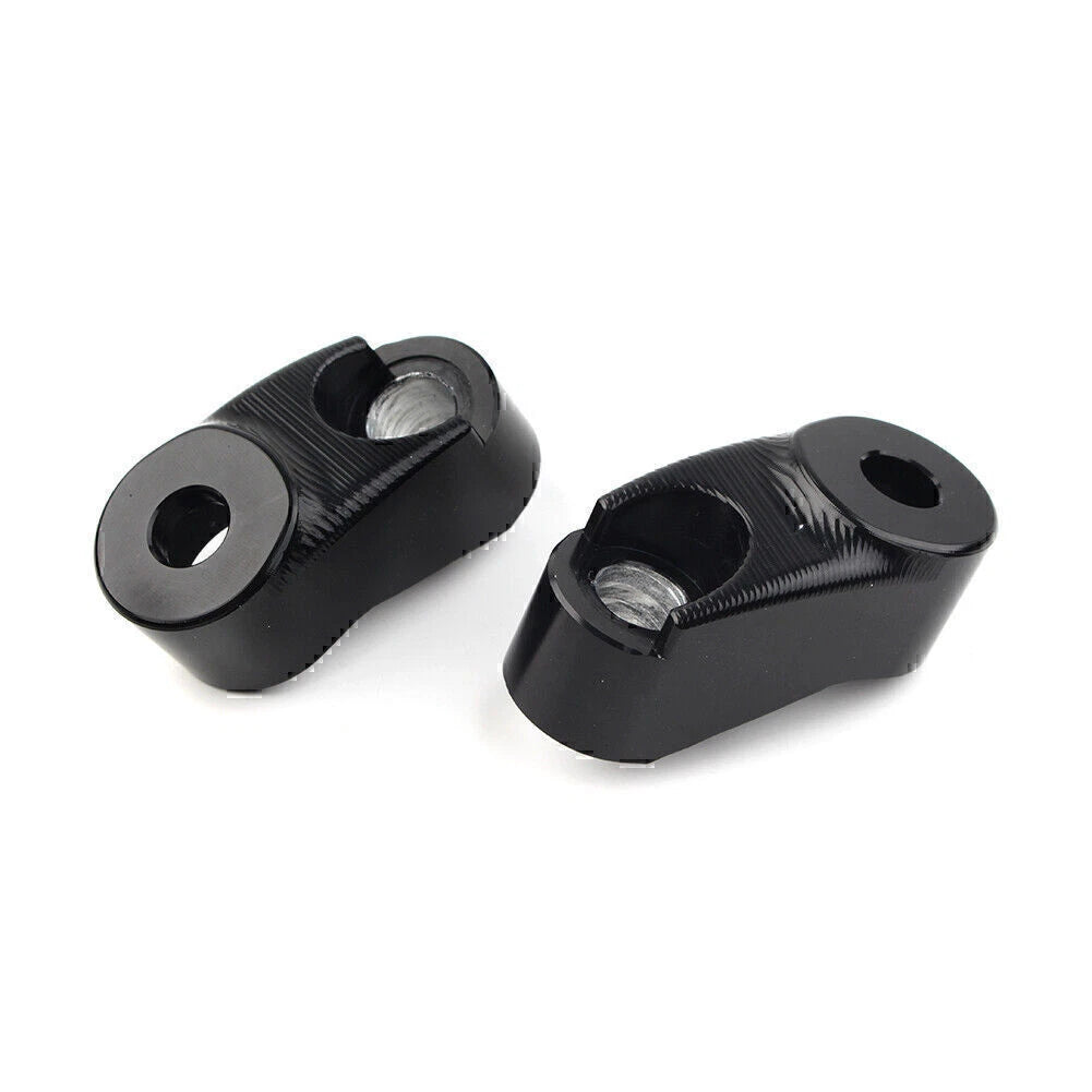 Black Short Front Turn Signal Mounts 39mm 49mm for Harley Sportster FXR