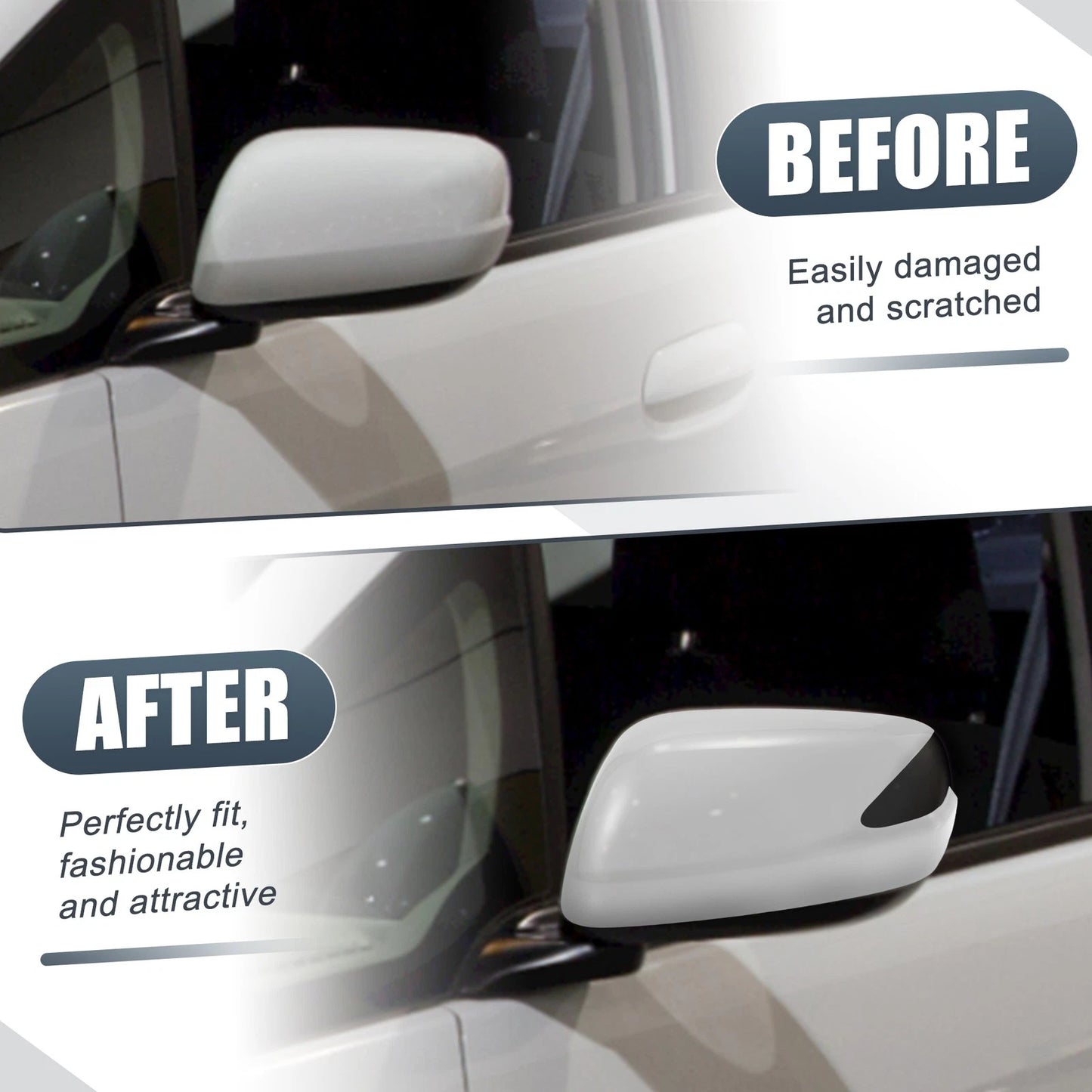 Left Side Mirror Cover Cap for Honda Fit (2009-2013)
