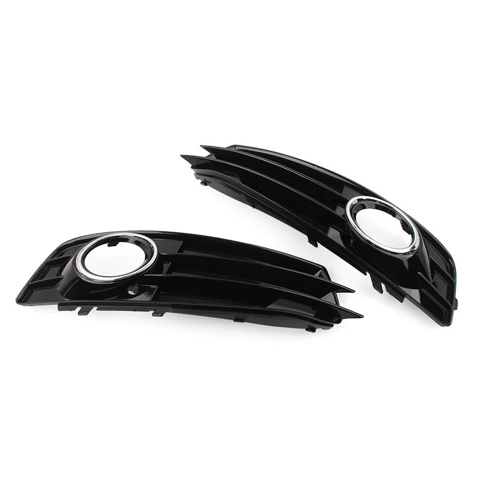 Front Bumper Fog Light Grille Covers for Audi A3 2009-2012 (2009-2012)
