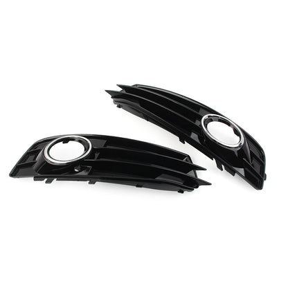Front Bumper Fog Light Grille Covers for Audi A3 2009-2012 (2009-2012)
