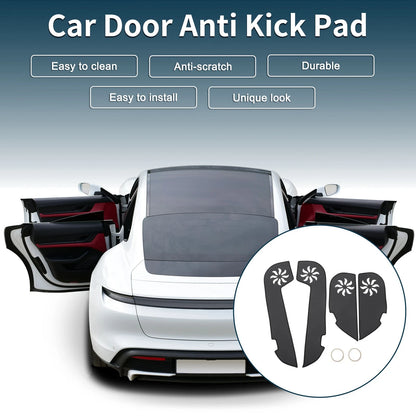 Anti Kick Pad Sticker Protector for Infiniti QX70 Black (2013-2014)