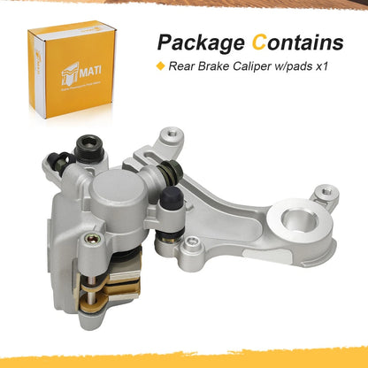 Rear Brake Caliper & Pads for Honda XR650R (2000–2007)