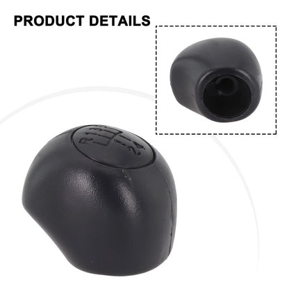 Black 5-Speed Shift Knob Cover for Fiat Ducato (2006–2022)