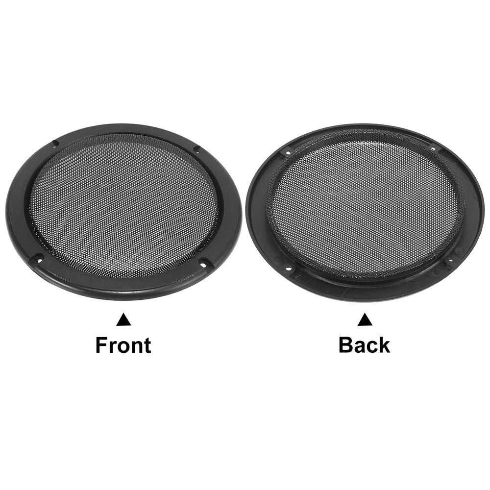 4 x 6.5" Universal Speaker Grills Covers for Car - Black (All Years)