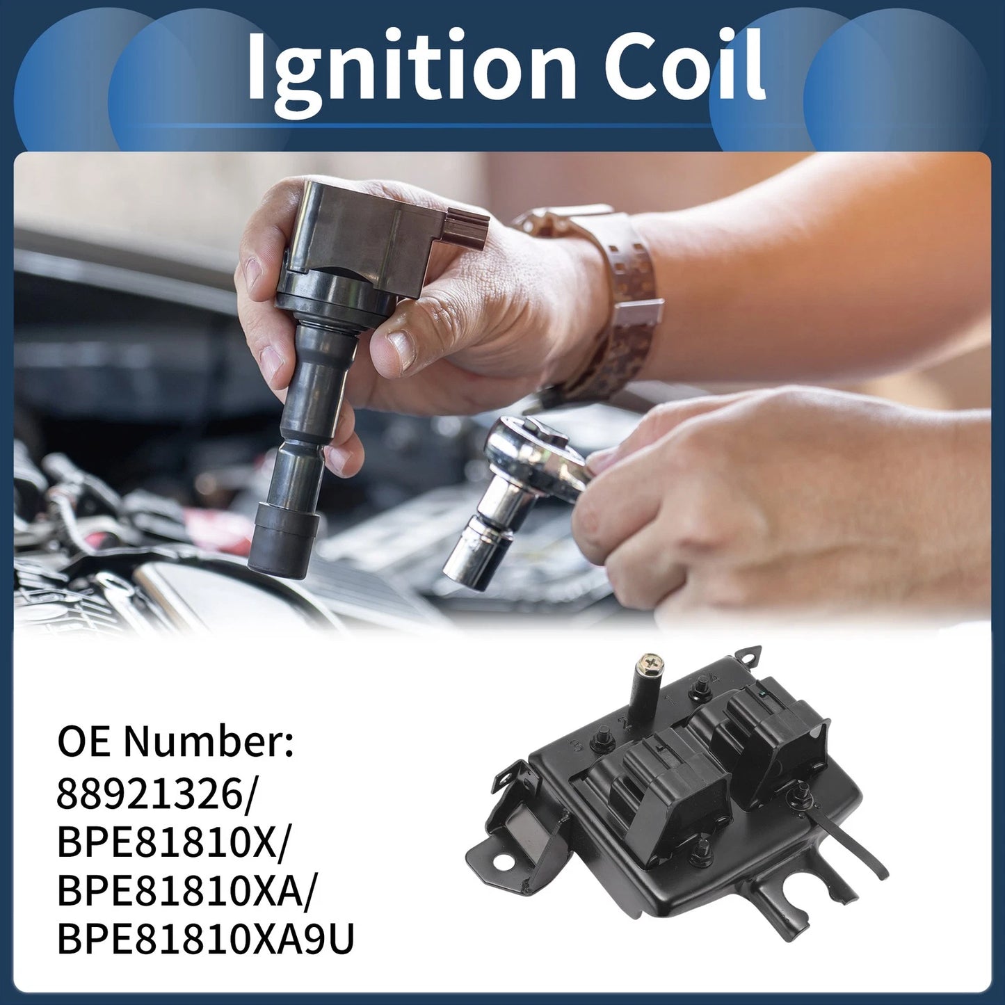 Ignition Coil Pack for Mazda Miata 1.8L L4 (1994-1995)