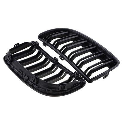 Matte Black Front Kidney Grille for 2005-2008 BMW E90 E91 (2005-2008)