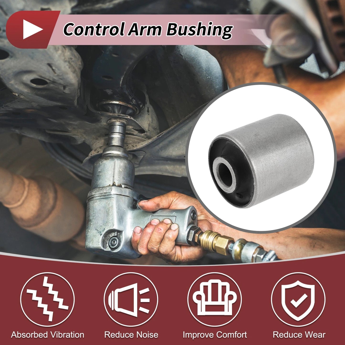 Front Lower Control Arm Bushing for Honda Civic, Civic del Sol (1992-1995)