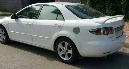 Unpainted ABS Trunk Spoiler Wing for Mazda 6 2003-2008 Sedan with Light