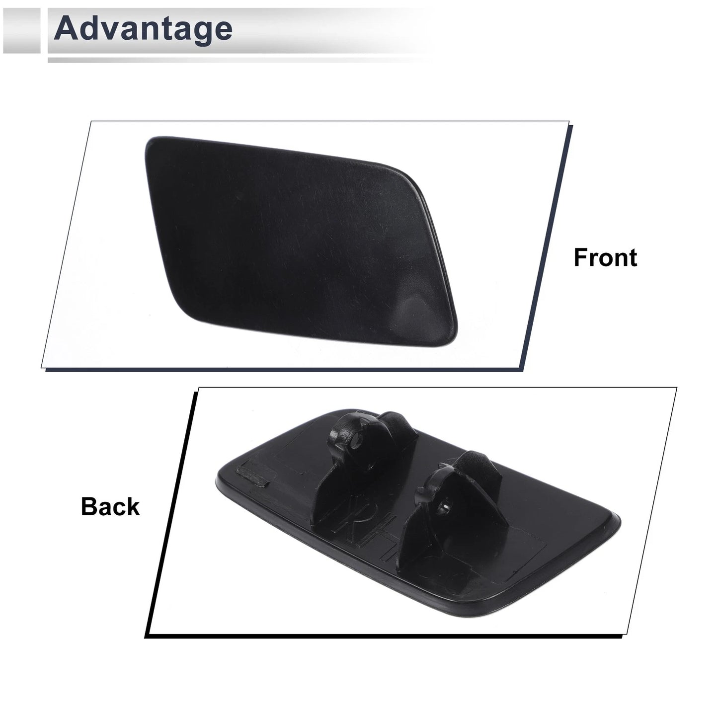 Bumper Headlight Washer Nozzle Cover for Volvo XC60 (2021)