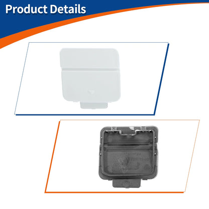 Rear Tow Hook Cover for BMW 525i 530i 545i 550i White