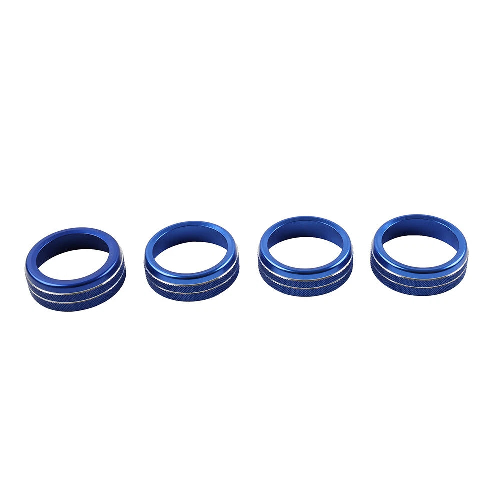 Blue AC Climate Control Knob Trim for Toyota Tacoma (2016-2023)