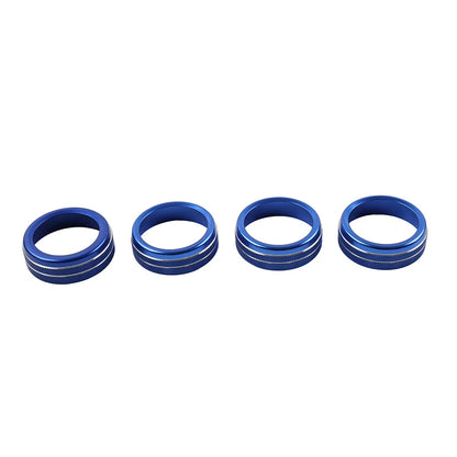 Blue AC Climate Control Knob Trim for Toyota Tacoma (2016-2023)