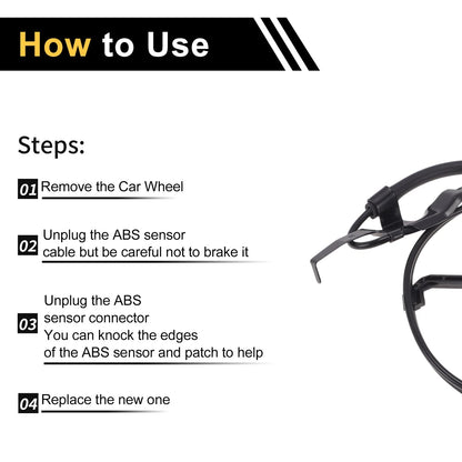 ABS Wheel Speed Sensor for Toyota RAV4 2019-2022 1 x Right Front Sensor