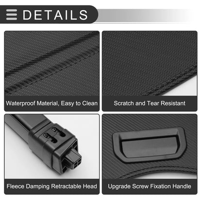 Retractable Cargo Cover for Honda Passport 2019-2023 Black Carbon Fiber