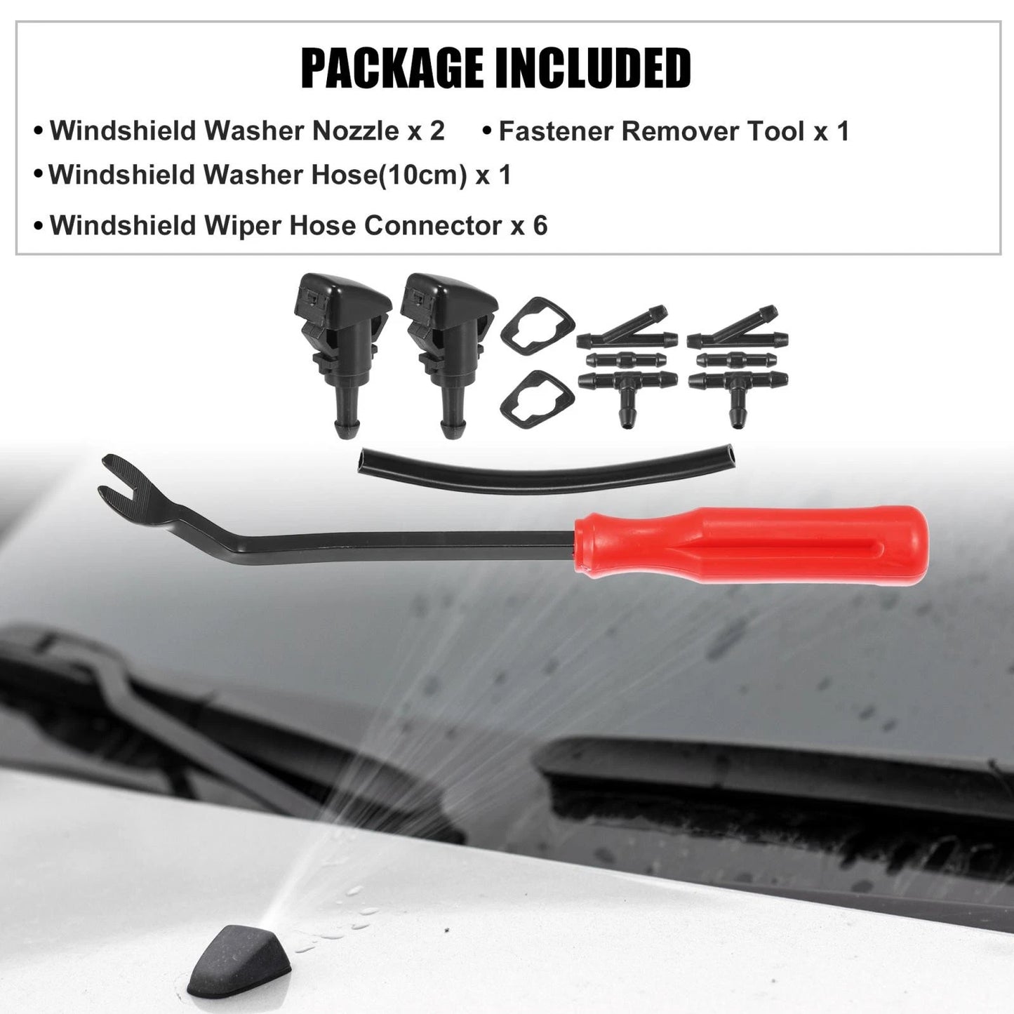 12pcs Front Windshield Washer Nozzles for GMC Envoy (2002–2009)