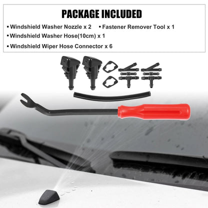 12pcs Front Windshield Washer Nozzles for GMC Envoy (2002–2009)