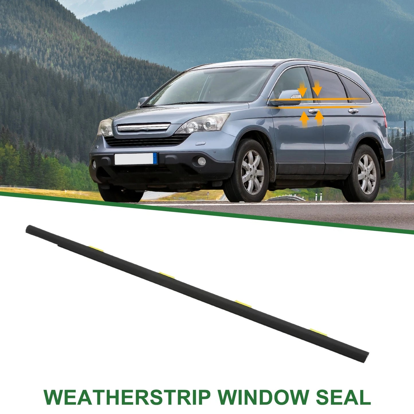 Front Left Weatherstrip Window Seal for Honda CR-V (2002-2006)