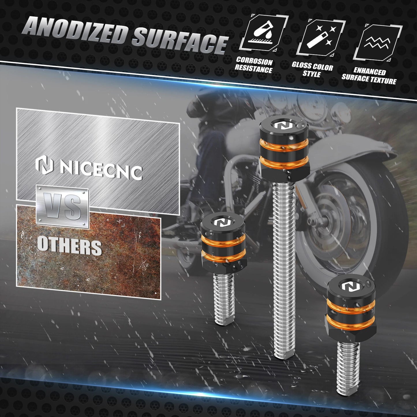 Windshield Mounting Spikes for Harley Street Glide ST FLHXST (2022-2023)