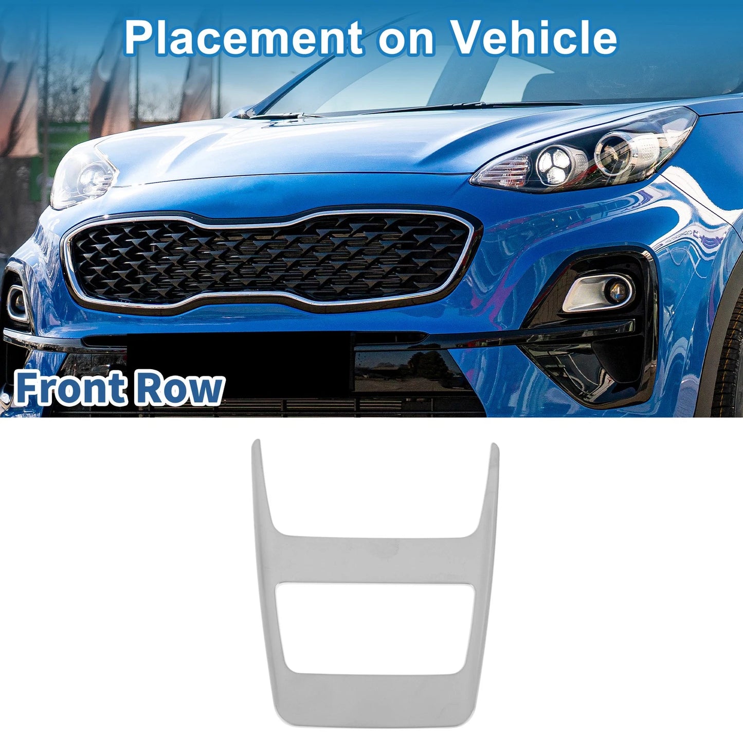 Front Row Light Trim Bezel for Toyota Harrier (2020)