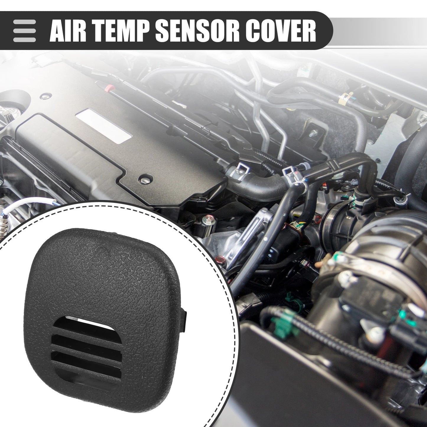 Air Temp Sensor Cover for Chevrolet Corvette (1997-2004) Black