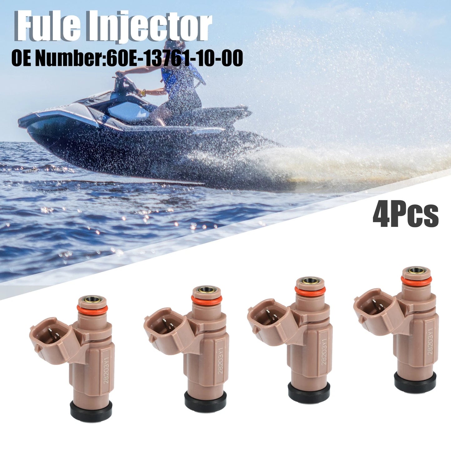 4x Fuel Injector for Yamaha AR230 SX230 (2005–2009)