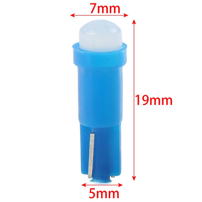 Blue Light T5 1 SMD Dashboard Gauge Lamp Bulb for Car