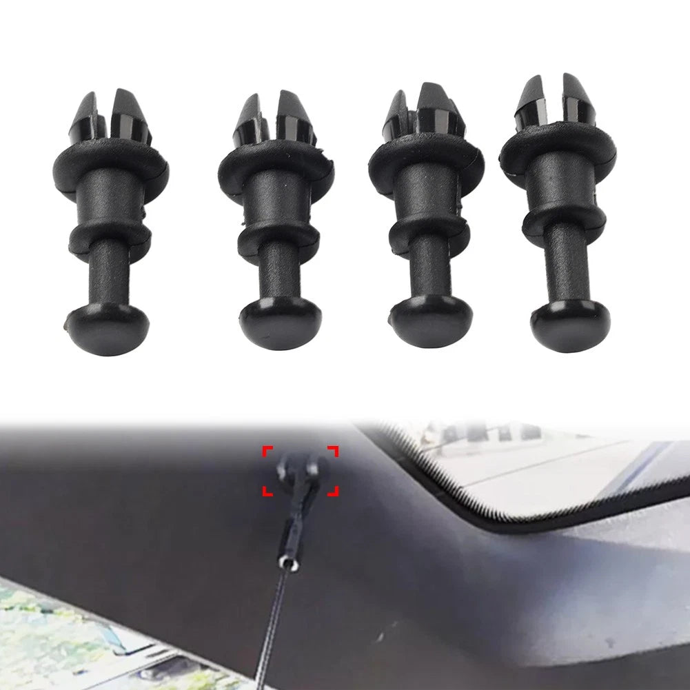 4 x Rear Boot Parcel Shelf String Clips for Audi A3 Q2 Q3 Q5 (2003-2023)