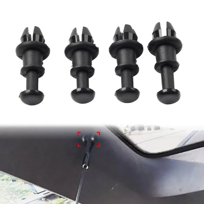 4 x Rear Boot Parcel Shelf String Clips for Audi A3 Q2 Q3 Q5 (2003-2023)