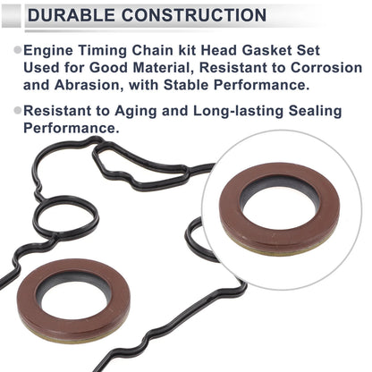Timing Cover Gasket Set for DODGE CHRYSLER HEMI 5.7L 6.1L 6.2L 6.4L 1 Set