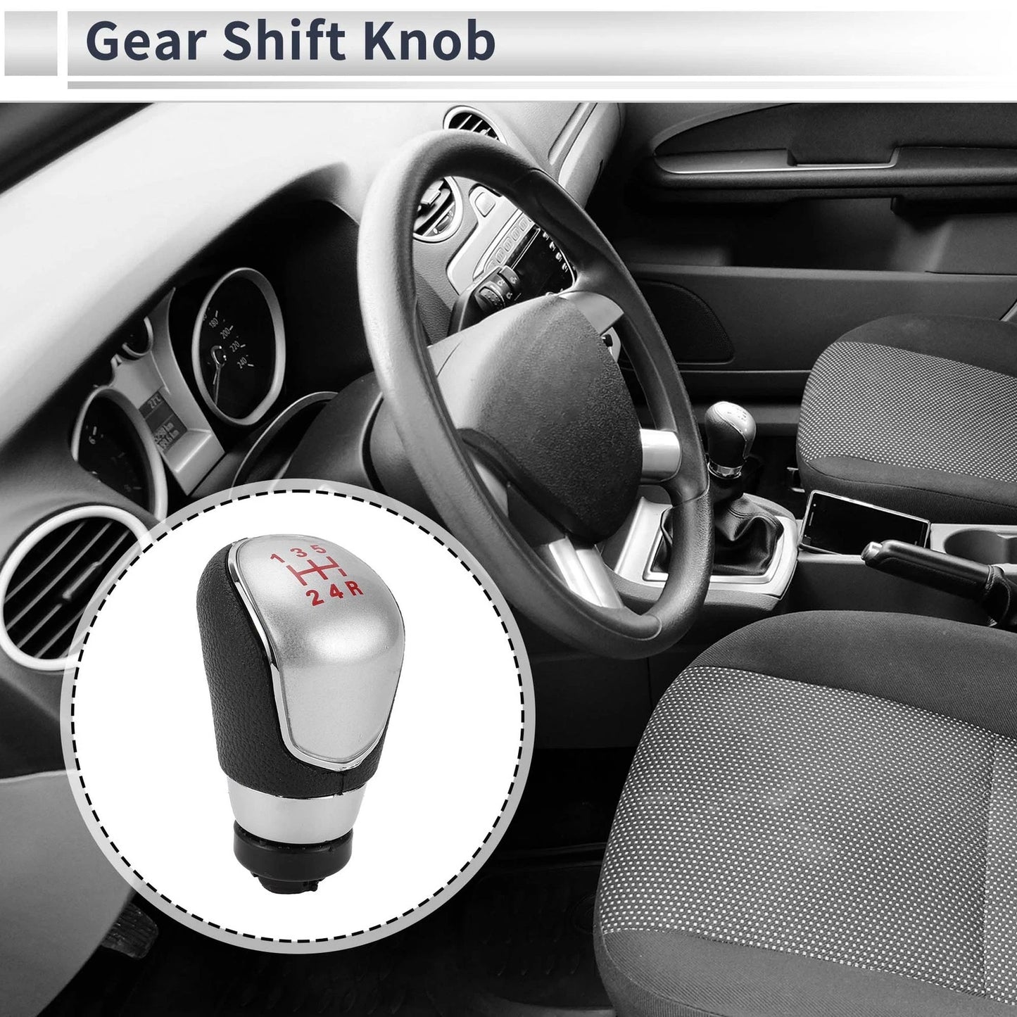 5 Speed Shift Knob for Ford Focus MK2 FL (2005-2011)