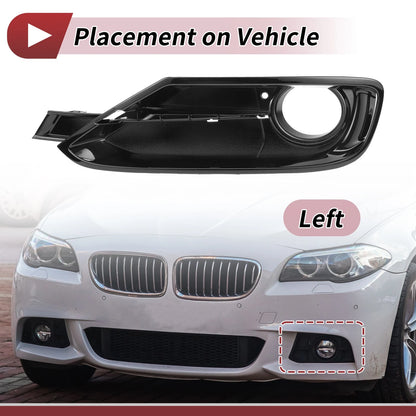 1 Pc Front Left Fog Light Grill for BMW 320i (2012-2015)
