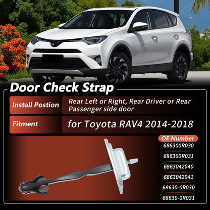 Rear LH RH Door Check Strap Limiter for Toyota RAV4 (2014–2018)