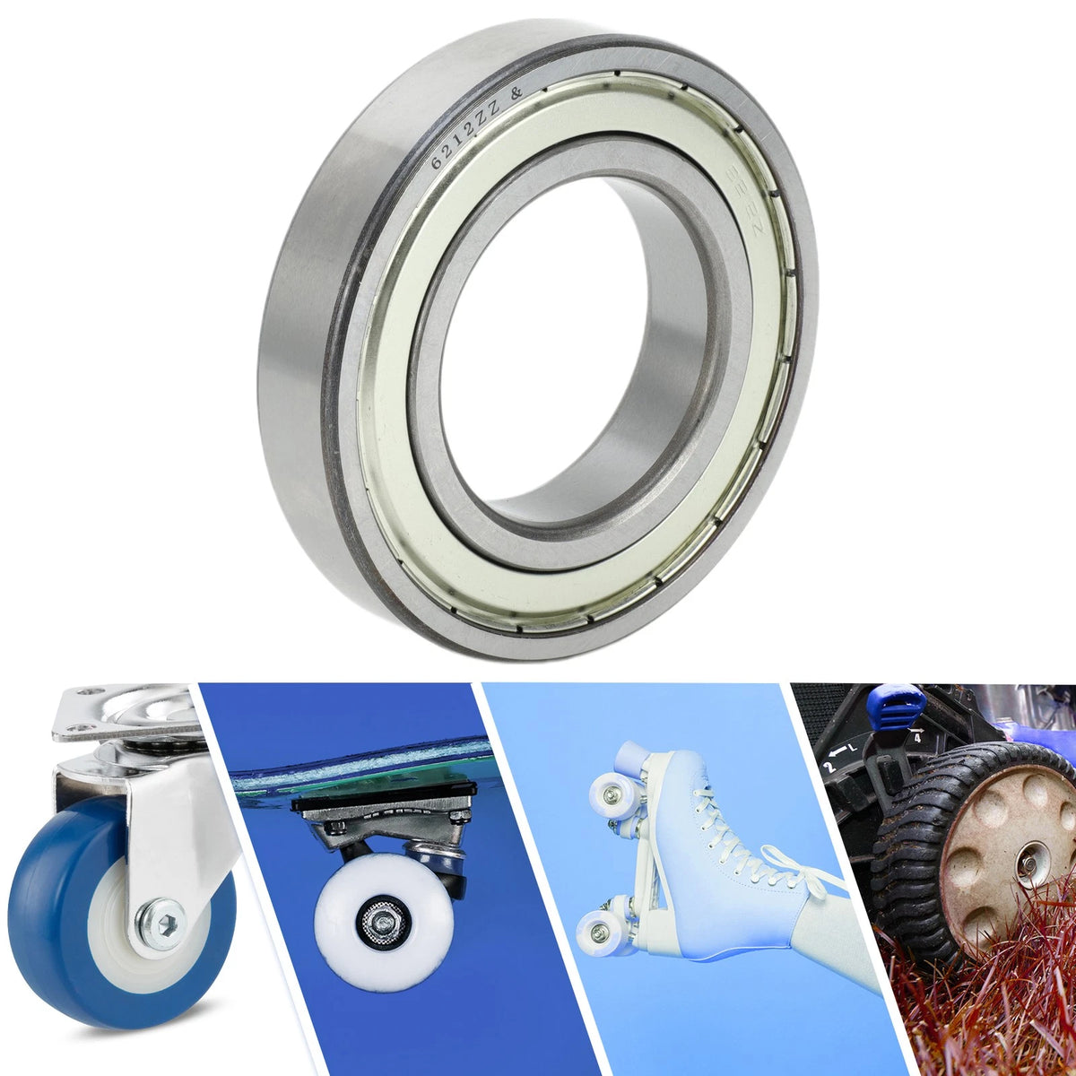 60x110x22mm Deep Groove Ball Bearings 1 Pc for Scooter Skateboard Wheel