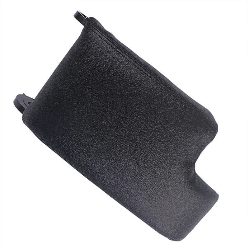 Black Center Console Lid Armrest Cover for BMW E46 3 Series (1999-2004)