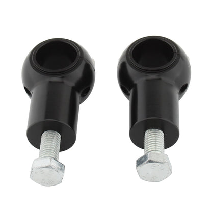 2 x Black Handlebar Risers for Universal Motorcycle (1" Bar)