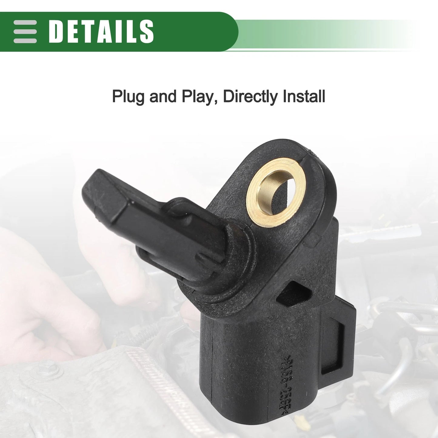 ABS Wheel Speed Sensor for Ford Focus C-Max Mondeo (2003-2014)