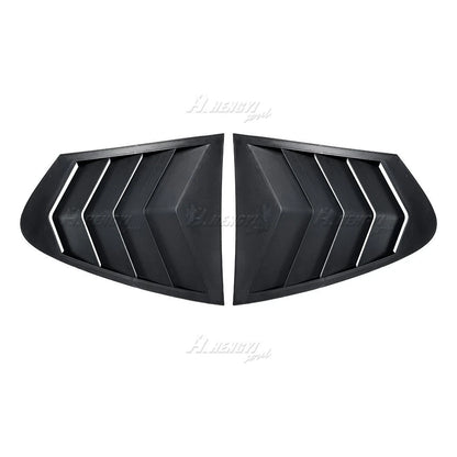 4DR Rear Side Window Louver Shutter Vent Cover for BMW 5-Series (2011–2017)