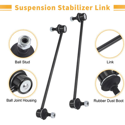 2 x Front Sway Bar Links Stabilizer Kit for Ford Focus (2012-2018)