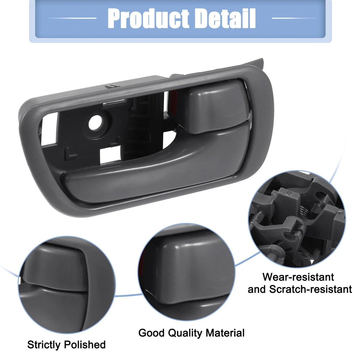 Inner Door Handle / Right Front or Rear / Toyota Camry (2002–2006)