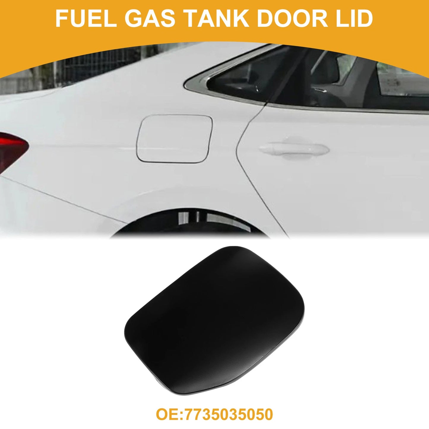 Fuel Tank Door Cap for Toyota 4Runner (2003-2009) Black Filler Flap Cover