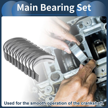 Main Bearing Set 10 Pcs for Toyota Corolla (1975–1983)