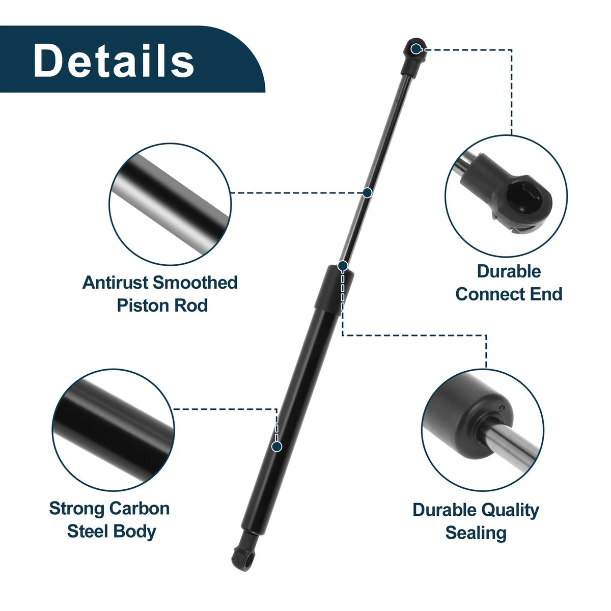 Hood Lift Supports 2 x Struts for BMW 135i Convertible/Coupe (2008-2013)