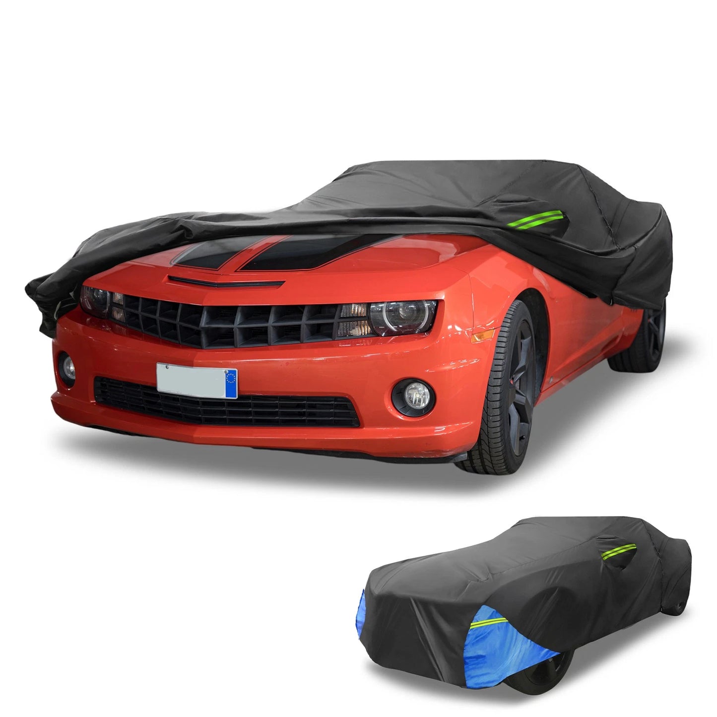Car Cover 210D Waterproof Door Zipper for Chevrolet Camaro Oxford Cloth