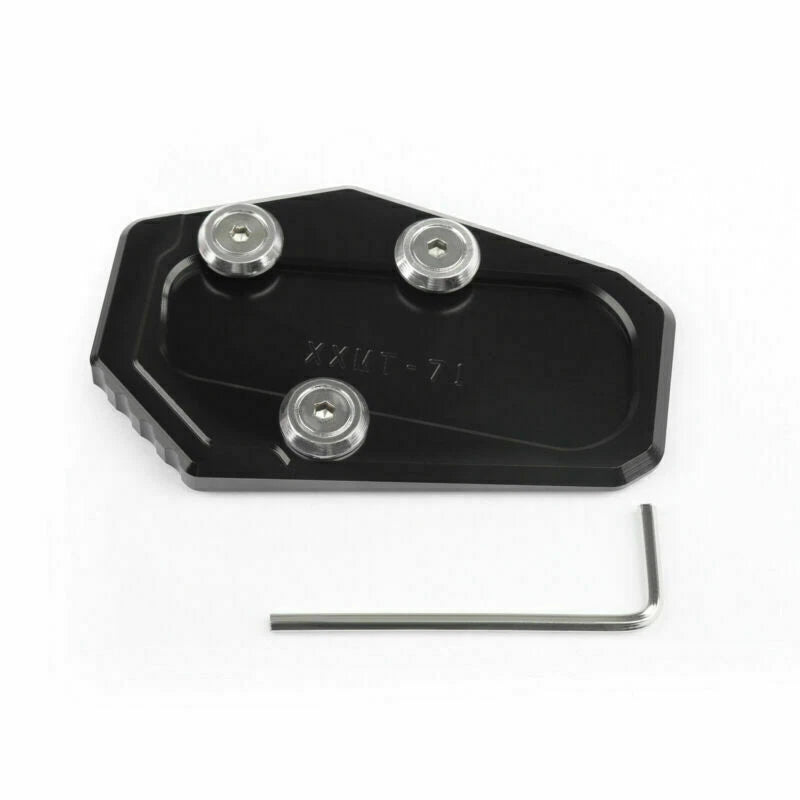 Side Pad Stand Extension Plate for BMW R1200RT (2014-2015) Black