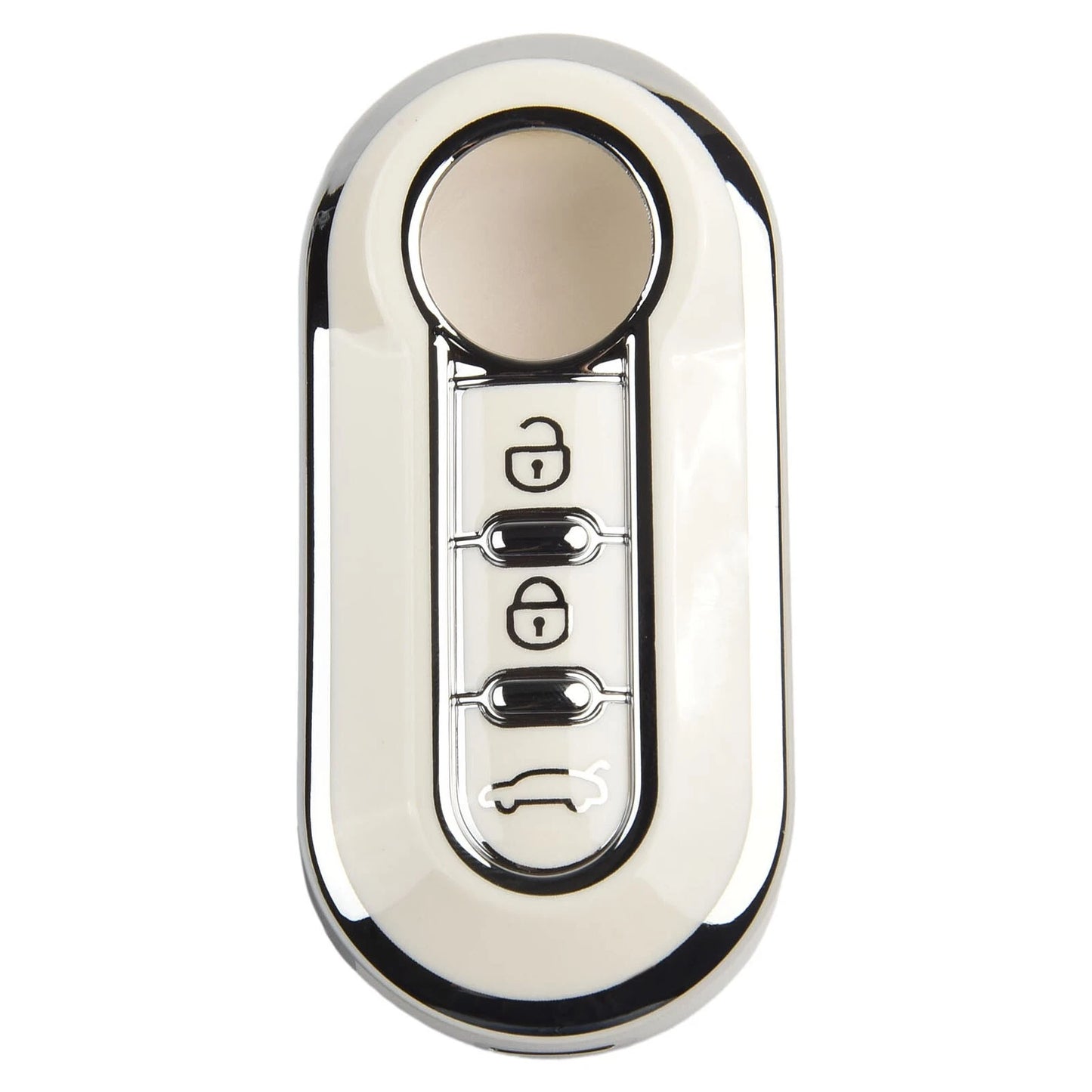 Key Fob Repair Cover for Fiat Punto Creamy White