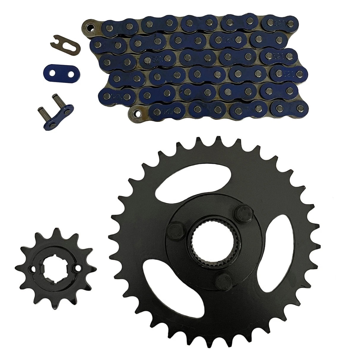 520x60 Drive Chain & 12/32 Sprockets for Polaris RZR 170 (2009–2016)