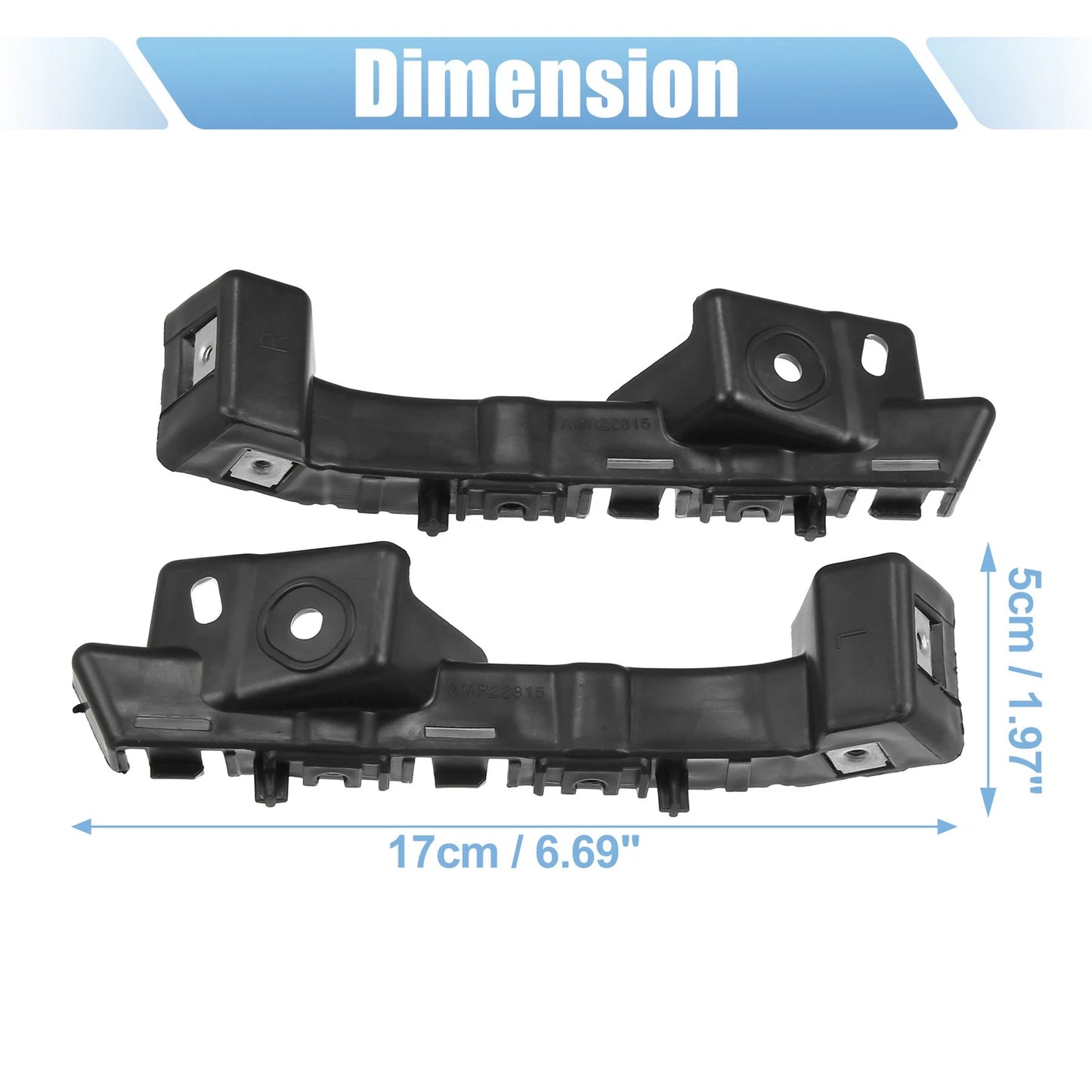 1x Front Bumper Mounting Support Bracket for Chevy Malibu (2016-2016)